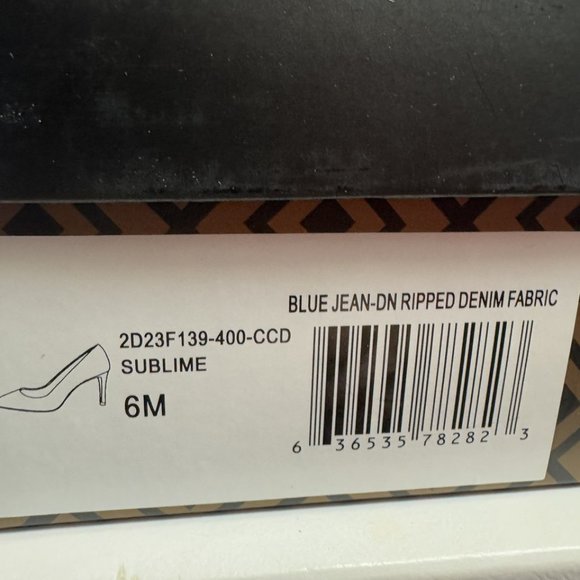 Charles David Womens Sublime Pump Heel Denim Size 6 M - Picture 6 of 6